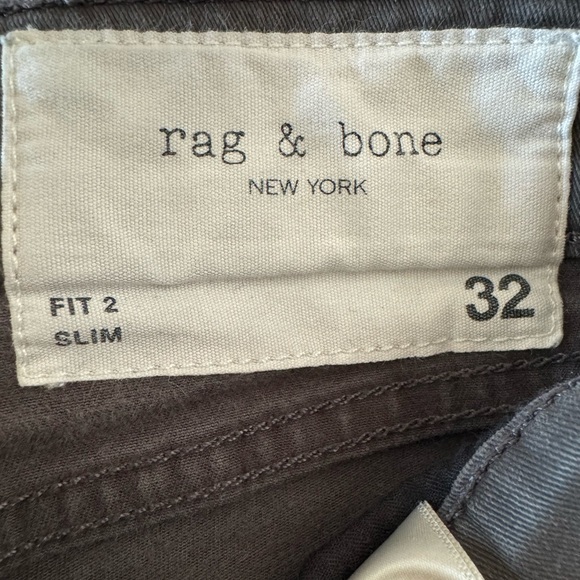 rag & bone Men’s Size 32 Dark Grey Jeans - Picture 5 of 6